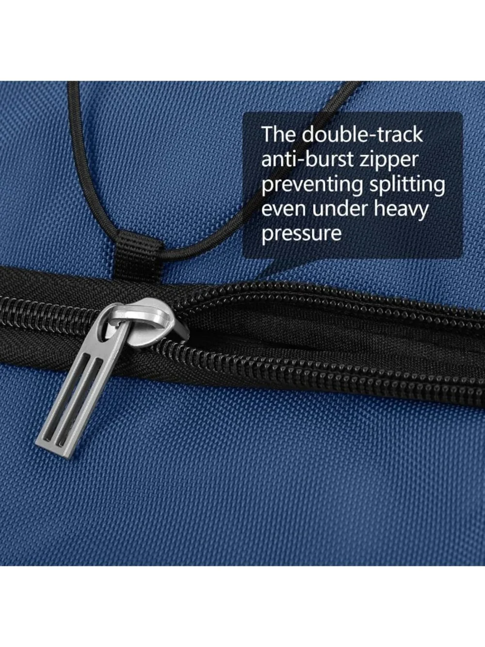 Expandable 110L-140L Soft-Sided Rolling Duffle Bag with Wheels & Organizer Pouch